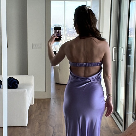 SOLD 
Elegant Lavender Maxi Dress - Picture 5 of 10